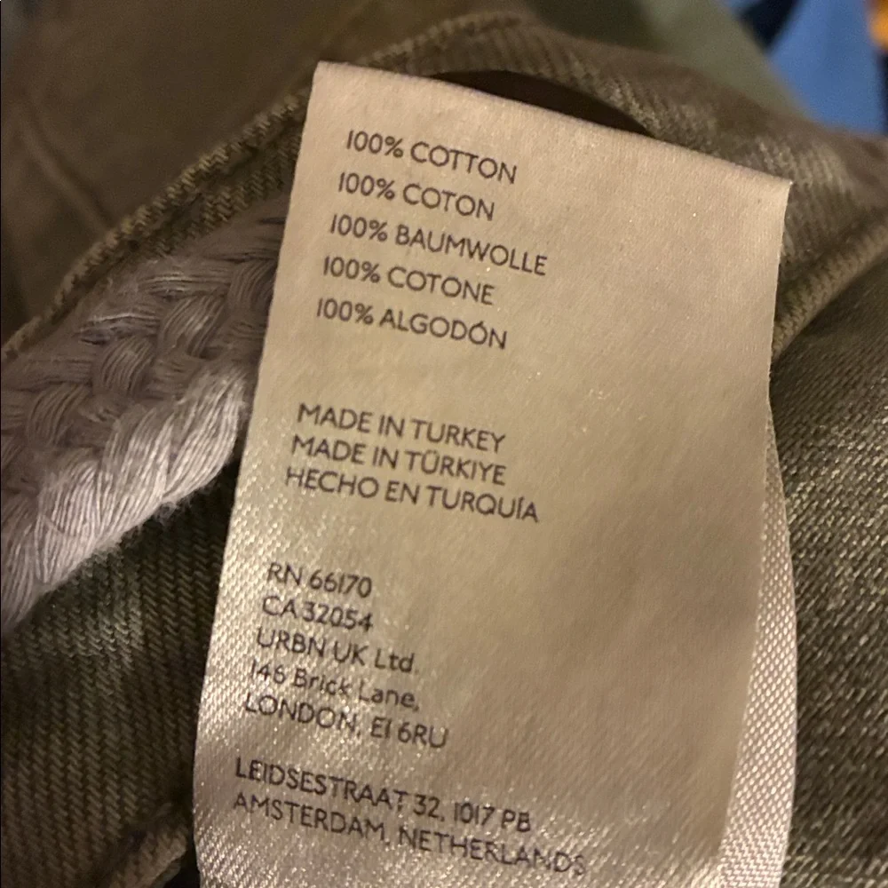 We The Free Moxie Pull-On Barrel Jeans in Army Sz 29 short - Picture 11 of 11